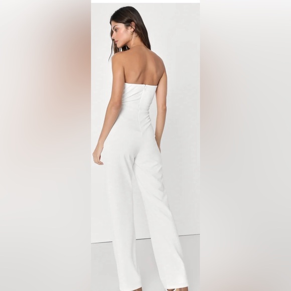 Lulu’s Strapless Halter Jumpsuit-Size Small - Picture 3 of 16